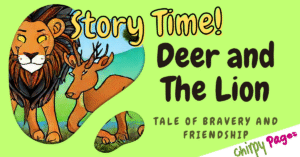 Deer and Lion - Short story about bravery - moral lesson