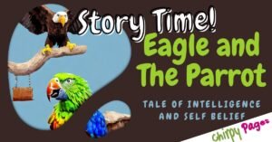 Eagle and Parrot - Short Moral Story for Kids about Intelligence and Bravery