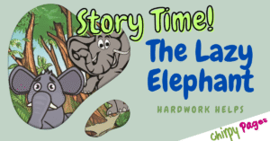 The Lazy Elephant - Short Story for Kids