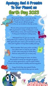 Apology And A Promise To Our Planet on Earth Day 2023