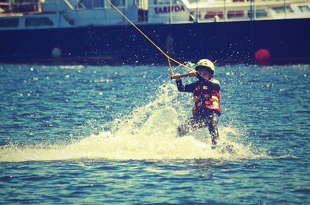A waterski day while fishing with kids won't be a surprise.