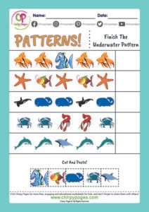 Fun Pattern Worksheets For Preschool – Free Printable - Chirpy Pages