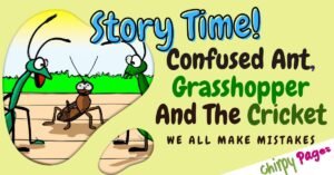 cricket, ant and the grasshopper story header