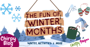 making winter months fun article header stating information about it which talks about winter activities and more that includes poem, joke and riddles