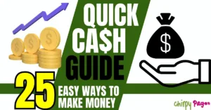 Easy Ways To Make Money Fast