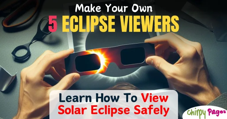 article header about Make a Solar Eclipse Viewer - how to view solar eclipse safely - 5 diy solar eclipse viewers