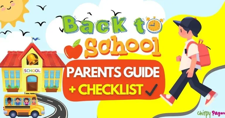 Back to School Guide and Checklist For Parents title for blog guiding parents on preparing their children for back to school journey . also free pdf checklist included to keep a check on progress